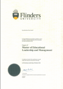 教育领导与管理硕士学位证书